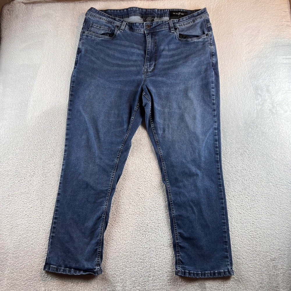The Perfect Jean NYC Athletic Jeans Mens 42x30 (fits 41x28) Blue JUXT3DCPT30